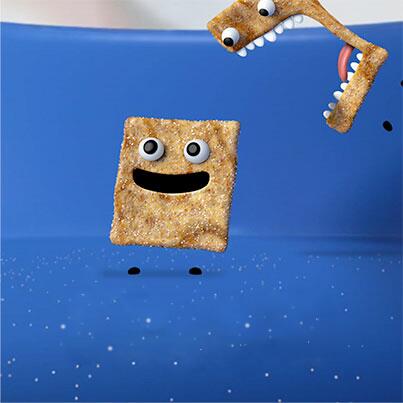 Hãng Cinnamon Toast Crunch cũng sản xuất một loại bánh với slogan quảng cáo: "Cắn bạn chỉ tốt khi bạn ấy được làm bằng đường và quế”